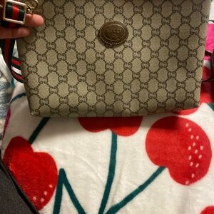 Gucci Beige Monogram Crossbody Bag